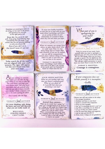 Ruh Gerçeği Tarzı Soul Truth Oracle Kartları Eğlence Partisi Masa Oyunu Yüksek Li Falcılık Kehanet Tarot Güverte Pdf Rehberi ile (Yurt Dışından) fırsatları