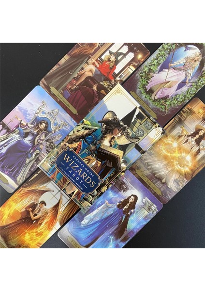 TT26 Tarzı Klasik Tarot Mini Popüler Tarot Destesi Barbara Moore Kartları Claymbolism ve Geleneksel Binici Tarotuna Dayalı Anlamı Çizimi (Yurt Dışından)