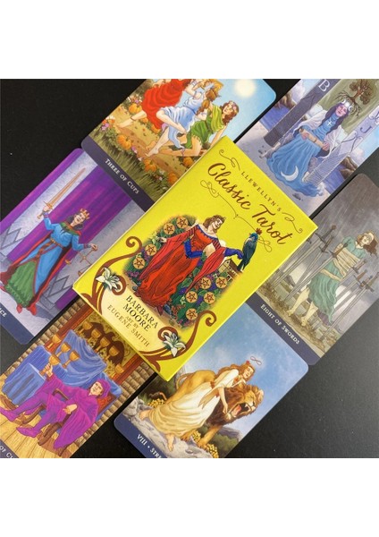 TT26 Tarzı Klasik Tarot Mini Popüler Tarot Destesi Barbara Moore Kartları Claymbolism ve Geleneksel Binici Tarotuna Dayalı Anlamı Çizimi (Yurt Dışından)