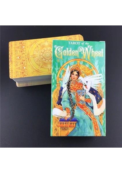 78 Adet TT03 Tarzı Tarot Kartları Altın Tekerlek Masa Oyun Kartları Tam Ingilizce Güverte Masa Oyunu Oyuncak Arkadaş Parti Poker Oynayan Kehanet Kartları (Yurt Dışından) fırsatları