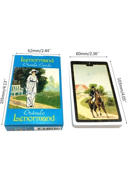 2022 Yeni Lenormand Oracle Cards Ingilizce Versiyonu Tarots 44-Card Deck Kehanet Masa Oyunu (Yurt Dışından) modelleri