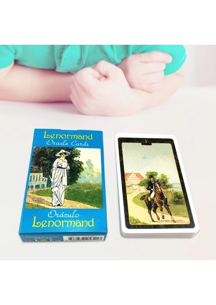 2022 Yeni Lenormand Oracle Cards Ingilizce Versiyonu Tarots 44-Card Deck Kehanet Masa Oyunu (Yurt Dışından) fırsatları