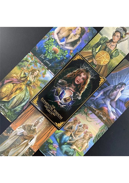 TT153 Stili Yeni Altın Botticelli Tarot Kartları Kart Oyunu Tarot Güverte Rehberi ile Yetişkin Ailesi Için Tahta Oyunu Kader Kehaneti Için Oracle (Yurt Dışından)