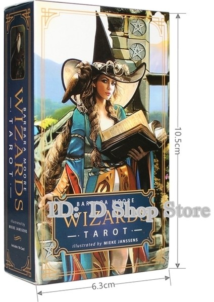 B38-SIHIRBAZLAR Tarot Stili Büyülü Tarot Klasik Tarot Gizemli Tarot Aile Partisi Kart Oyunu (Ücretsiz Pazen Çantası) (Yurt Dışından)