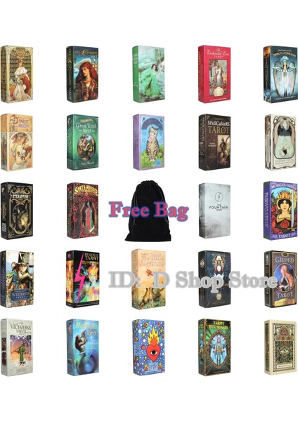 B38-SIHIRBAZLAR Tarot Stili Büyülü Tarot Klasik Tarot Gizemli Tarot Aile Partisi Kart Oyunu (Ücretsiz Pazen Çantası) (Yurt Dışından) fiyatları