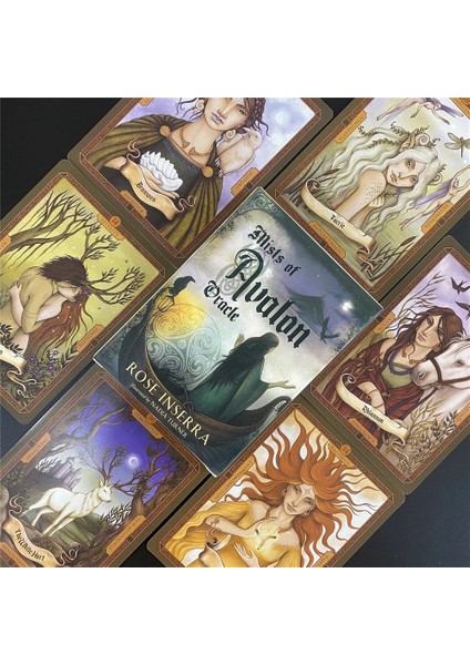 TS106 Stili Mists Of Avalon Oracle Rockpool Oracle Kart Serisi Rose Inserra'dan Efsanevi Avalon Adasına Yolculuk Tarot Kart Destesi (Yurt Dışından)