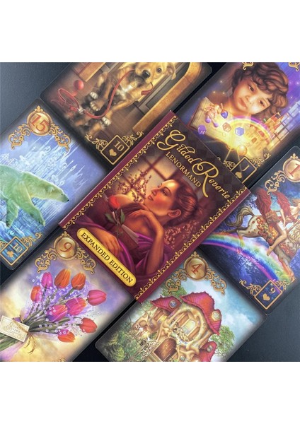 TS01 Stili Gizli Tarot 78 Kehanet Kartları Güverte Oracle Kartı Seti Mesih'ten Önce Kabus Mas Kehanet Geleceği Söyle Oyuncak Masa Oyunu (Yurt Dışından)