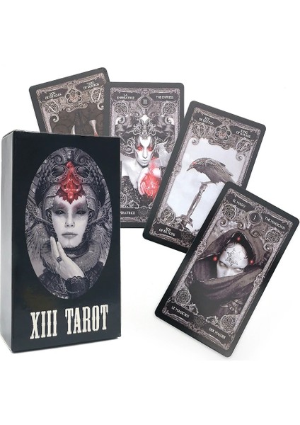 Güç Stili 2022 Xııı Karanlık Tarot Kartı Deste Tabanlı Güverte Ingilizce Versiyonu Oyun Oynama Oyuncak Kehanet Fortune Oyunu (Yurt Dışından)