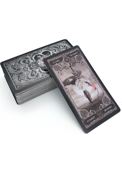 Güç Stili 2022 Xııı Karanlık Tarot Kartı Deste Tabanlı Güverte Ingilizce Versiyonu Oyun Oynama Oyuncak Kehanet Fortune Oyunu (Yurt Dışından)