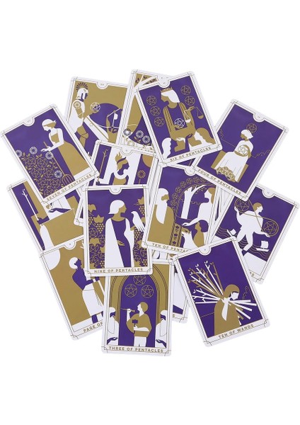 Beyaz Numen Kutsal Stili Günlük Tarot Kehanet Kartı Masa Oyunu Oyuncak Tahmin Astroloji Renkli Baskı Sunak Bezi Kurtadam Sihirli (Yurt Dışından) indirimleri