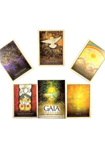 Alice Harikalar Diyarı Tarzı Yeni Yüksek Li Gaia Oracle Tarot Kartları Fal Rehberliği Arkadaş Oyunu Için Pdf Rehberi ile Kehanet Güverte Tahta Oyunu Anlatıyor (Yurt Dışından)