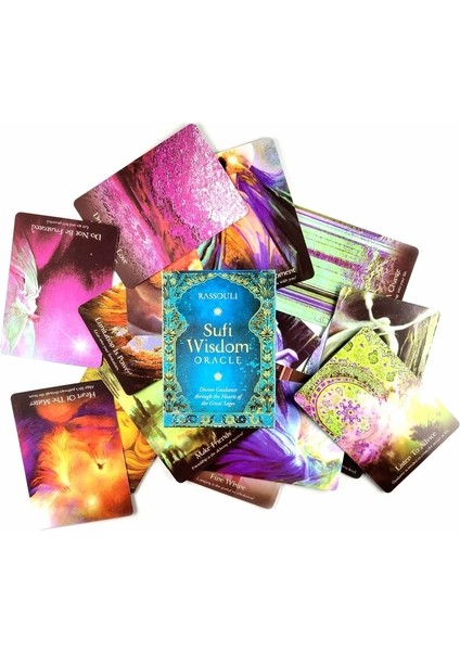 Sufi Bilgelik Tarzı Ispanyolca Yeni Yüksek Li Los Angels Del Amor Tarot Kartları Fal Rehberliği Pdf Rehberi ile Kehanet Güverte Tahta Oyunu Anlatıyor (Yurt Dışından)