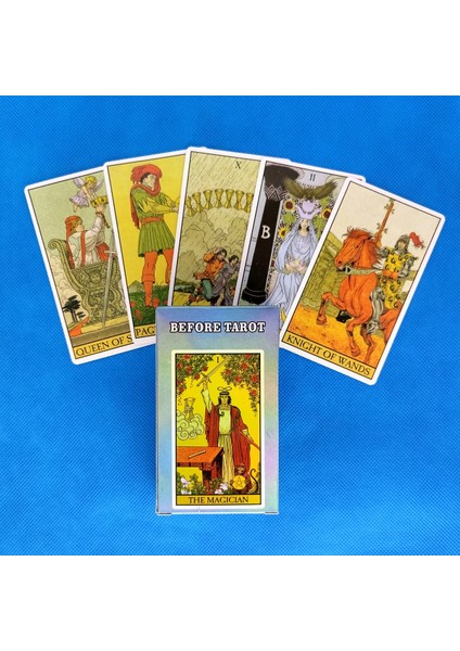 44 Adet TX229 Tarzı Tarot Kartlarından Önce Yeni ve Pdf Rehberlik Kehanet Güverte Eğlence Partileri Masa Oyunu Destek Kutusu (Yurt Dışından)
