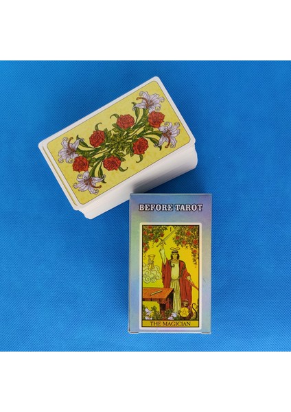 44 Adet TX229 Tarzı Tarot Kartlarından Önce Yeni ve Pdf Rehberlik Kehanet Güverte Eğlence Partileri Masa Oyunu Destek Kutusu (Yurt Dışından)