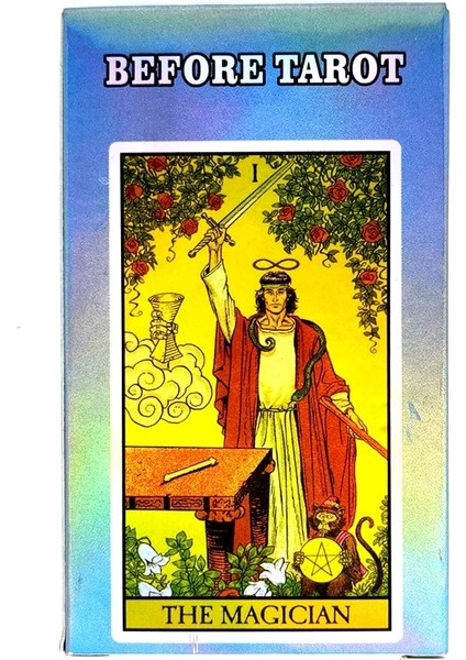 44 Adet TX229 Tarzı Tarot Kartlarından Önce Yeni ve Pdf Rehberlik Kehanet Güverte Eğlence Partileri Masa Oyunu Destek Kutusu (Yurt Dışından)