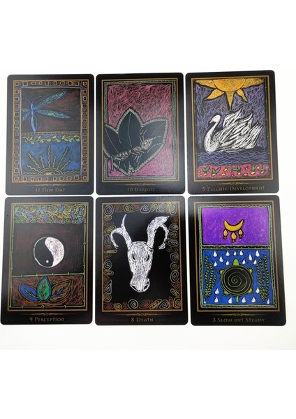 Hoodoo Tarzı Şamanik Şifa Oracle Cardards Güverte Tarot Tam Ingilizce Masa Oyunu Gizemli Kehanet Kartı Aile Dostu Parti (Yurt Dışından)