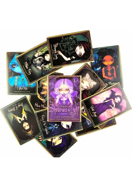Işık Stilinin Gölgeleri Yeni Yüksek Li Gaia Oracle Tarot Kartları Fal Rehberliği Arkadaş Oyunu Için Pdf Rehberi ile Kehanet Güverte Tahta Oyunu Anlatıyor (Yurt Dışından)