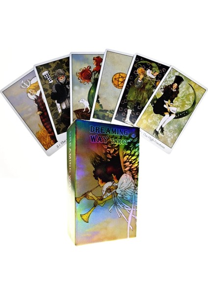 Rüya Yolu Stili Kedi Tarot Masa Oyunu Oyuncaklar Oracle Rider Waite Kehanet Peygamber Kehanet Kartı Poker Hediye Tahmin Oracle (Yurt Dışından)