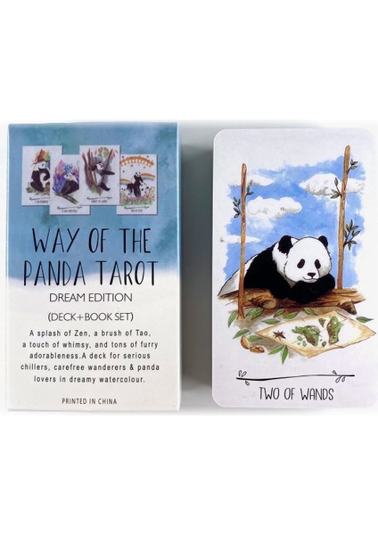 Gölgeler Kitabı Tarzı Panda'nın Yolu Tarot Güverte Boş Zaman Partisi Masa Oyunu Yüksek Li Falcılık Kehanet Oracle Kartları Pdf Rehberi ile (Yurt Dışından)