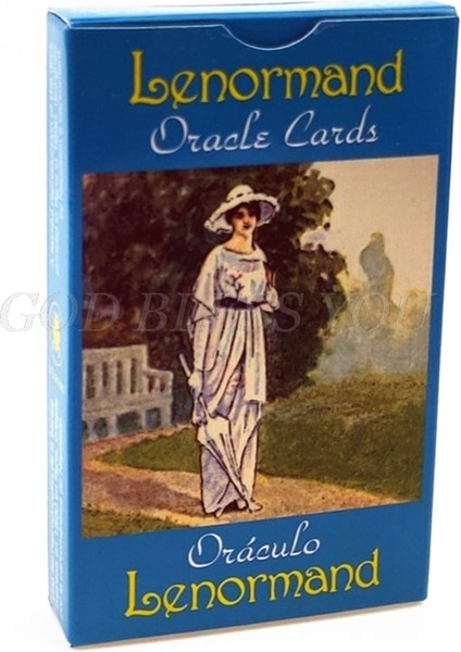 Lenormand Oracle Kartları Ingilizce Versiyonu Tarot 44 Kartlı Güverte Kehaneti Kader Masa Oyunu Aile Partisi (Yurt Dışından)
