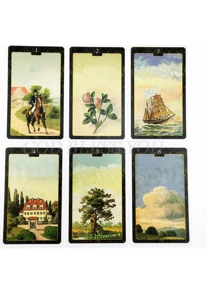 Lenormand Oracle Kartları Ingilizce Versiyonu Tarot 44 Kartlı Güverte Kehaneti Kader Masa Oyunu Aile Partisi (Yurt Dışından) fiyatları