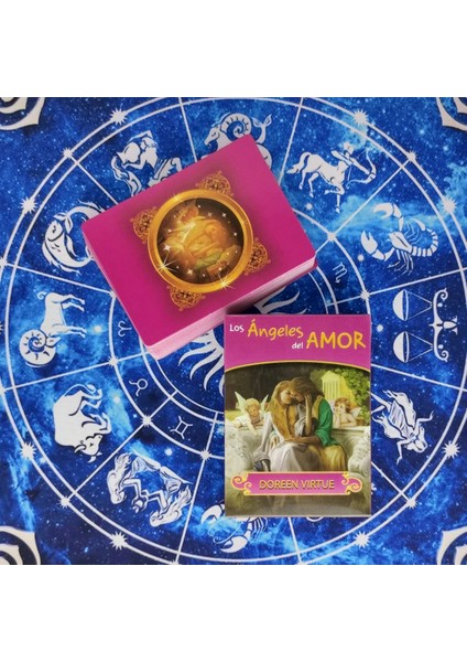 78 Adet TX269 Tarzı Ispanyolca: Aşk Meleği Oracle Güverte Tarot Kartları ve Pdf Rehberlik Kehanet Güverte Eğlence Partisi Masa Oyunu Kutusu (Yurt Dışından)
