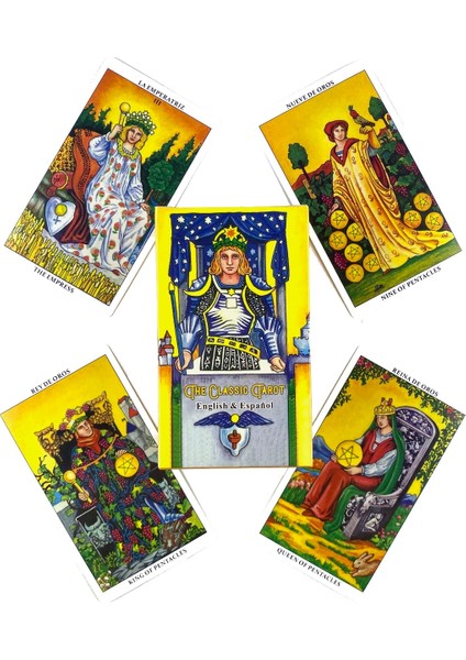 Klasik Tarot Stili Aybilim Tezahürü Oracle Kartları Boş Zaman Partisi Masa Oyunu Yüksek Li Falcılık Tarot Güverte Pdf Rehberi ile (Yurt Dışından)