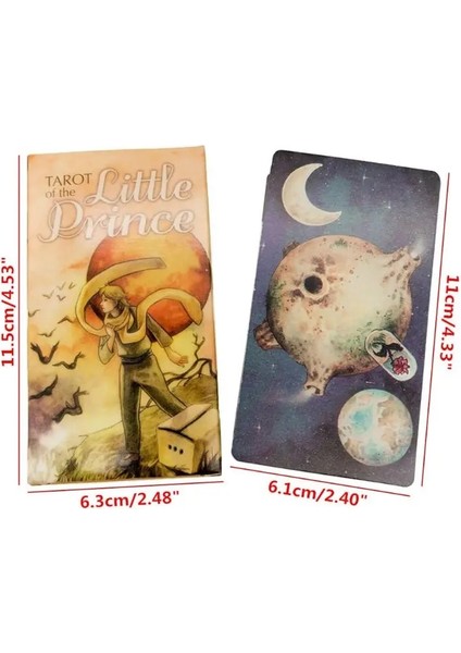 2022 Küçük Prens'in Yeni Tarot'u Kaprisli Gevşek 78 Deste Kartları Kader Kehanet Oyunu (Yurt Dışından) fiyatları