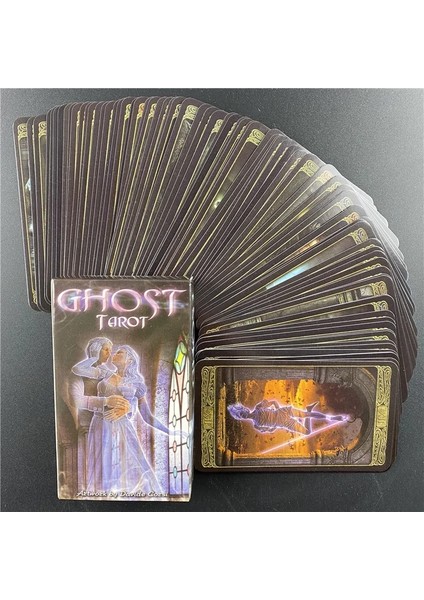 78 Adet TT26 Tarzı Yüksek Li Hayalet Tarot Kartları Rehberlik Kader Kehaneti Oracle Güverte Aile Partisi Masa Oyunu Kartları (Yurt Dışından) fırsatları