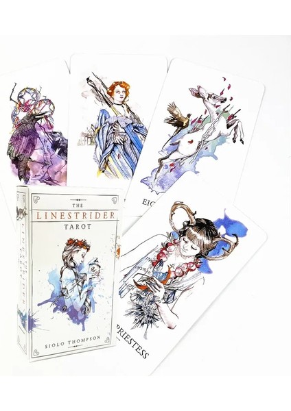 78 Adet TT26 Tarzı Linestrider Tarot Oyun Kartı Aile Tatil Partisi Ingilizce Oracle Masa Oyunları Oynarken (Yurt Dışından) fiyatları