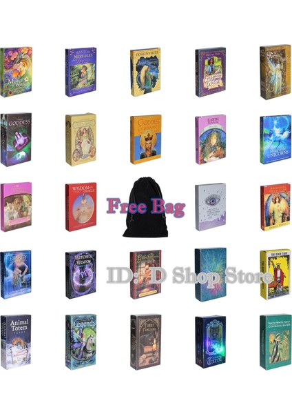46-Hayvan Ölü Tarzı Büyülü Tarot Ingilizce Baskısı Gizemli Tarot Aile Partisi Kartları Oyunu Oracle Kartları (Ücretsiz Pazen Çantası) (Yurt Dışından) fiyatları