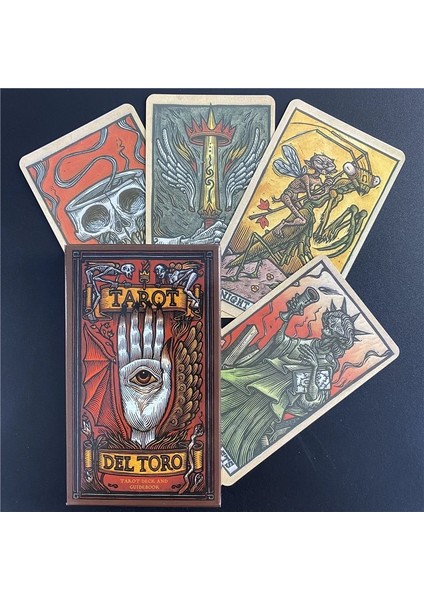 78 Adet TT104 Tarzı Yüksek Li Del Toro Tarot Güverte Kartları Aile Tatil Partisi Iskambil Kartları Güverte Tarot Kart Tahta Oyunları (Yurt Dışından)