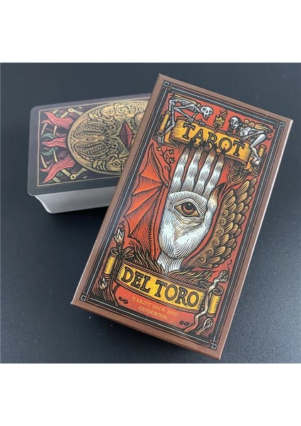 78 Adet TT104 Tarzı Yüksek Li Del Toro Tarot Güverte Kartları Aile Tatil Partisi Iskambil Kartları Güverte Tarot Kart Tahta Oyunları (Yurt Dışından) fırsatları