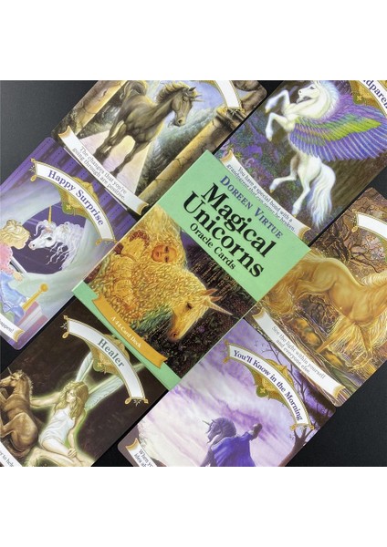 TS68 Stili Melek Tarot Güverte Gizemli Kehanet Aşk Kader Kadınlar Kızlar Için Oracle Kartları Kartları Parti Masa Oyunu Masa Kart Oynama (Yurt Dışından)