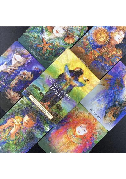 TS105 Stili Altın Lenormand Oracle Kartları Eğlence Partisi Masa Oyunu Yüksek Li Falcılık Kehanet Tarot Güverte Rehberi ile (Yurt Dışından)