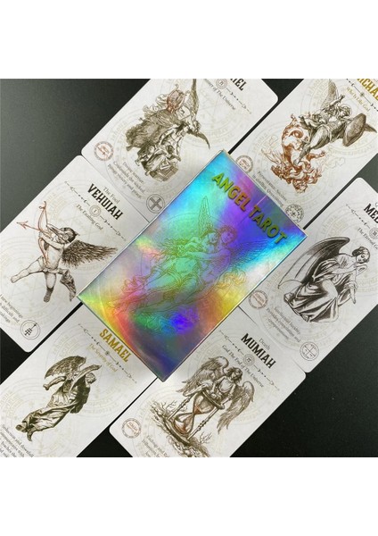 TS28 Stili Melek Tarot Güverte Gizemli Kehanet Aşk Kader Kadınlar Kızlar Için Oracle Kartları Kartları Parti Masa Oyunu Masa Kart Oynama (Yurt Dışından) indirimleri