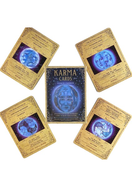 Vintage Bilgelik Stili Karma Oracle Kartları Eğlence Partisi Masa Oyunu Yüksek Li Falcılık Kehanet Tarot Güverte Pdf Rehberi ile (Yurt Dışından) fiyatları
