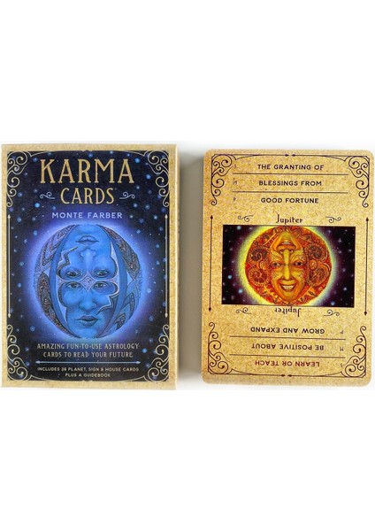 Vintage Bilgelik Stili Karma Oracle Kartları Eğlence Partisi Masa Oyunu Yüksek Li Falcılık Kehanet Tarot Güverte Pdf Rehberi ile (Yurt Dışından) fırsatları