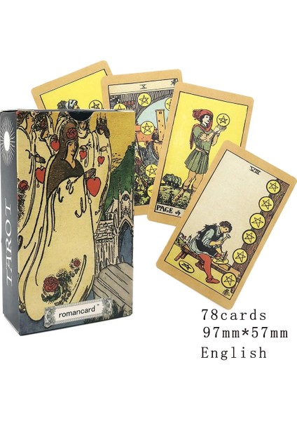 Demirci Tarzı Yeni Oracle Tarot Kartları Evren Tahta Güverte Oyunları Parti Oyunu Eğlencesi Için Palying Kartları (Yurt Dışından)