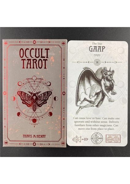 Chaoduo Shop 78 Adet TT32 Tarzı Gizli Tarot Kehanet Seti Güverte Oracle Kartı Aile Partisi Oyun Masası Oyunları Solomonic Antik Magickal Grimoires (Yurt Dışından)