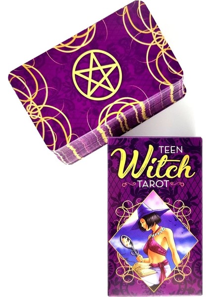 44 Adet TX212 Tarzı 2021 Yeni Genç Cadı Tarot Kartları ve Pdf Rehberlik Kehanet Güverte Eğlence Partileri Masa Oyunu Desteği (Yurt Dışından)