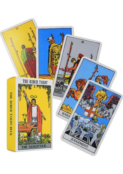 Binici Tarzı Büyülü Tarot Ingilizce Baskısı Gizemli Tarot Masa Oyunu Aile Partisi Kart Oyunu (Seçmek Için 6 Stil) (Yurt Dışından)