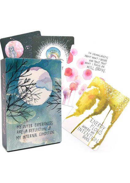 Güç Stili Yeni Oracle Tarot Kartları Evren Tahta Güverte Oyunları Parti Oyunu Eğlencesi Için Palying Kartları (Yurt Dışından)
