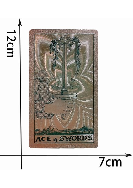 Renkli Stil Hediye Kutusu Lüks Set Altın Folyo Tarot Kartı Sıcak Damgalama Pvc Su Geçirmez Aşınmaya Dayanıklı Masa Oyunu Solitaire Kehanet Satranç (Yurt Dışından) fırsatları