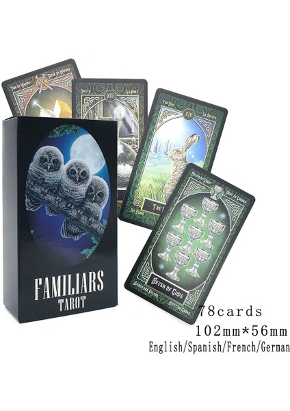 Tanıdık Stil Yeni Visiog Binici Bekleyin Tarot Kartları Masa Oyunları Iskambil Kağıtları Fabrika Yapımı Yüksek (Yurt Dışından)