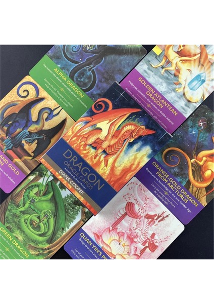 TS17 Stili Yeni Tarot Ejderhası Oracle Kartları Kader Kehaneti Için Negatif Enerjileri Temizlemek Için Tarot Kartları Yetişkinler Için Tarot Güverte Tahta Oyunu (Yurt Dışından) indirimleri