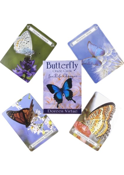 Kelebek Oracle Stili Bolluk Melekleri Oracle Kartları Boş Zaman Partisi Masa Oyunu Yüksek Li Falcılık Kehanet Tarot Güverte Pdf Rehberi ile (Yurt Dışından)