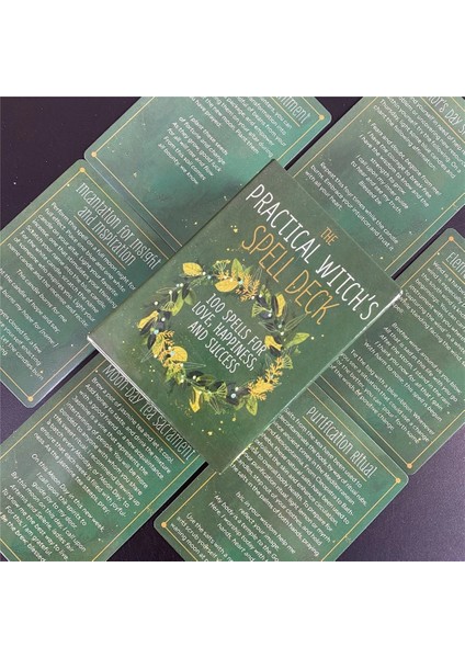 TS44 Stili Pratik Cadı Büyüsü Oracle Tarot Kartları Destesi Ingilizce Tarot Masa Oyunları Kehanet Kader Ev Aile Eğlence Oyunları (Yurt Dışından) fırsatları