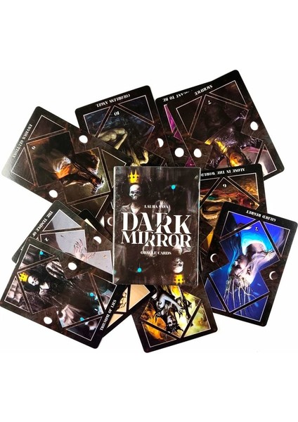 Karanlık Ayna Stili Ispanyolca Yeni Yüksek Li Los Angels Del Amor Tarot Kartları Fal Rehberliği Pdf Rehberi ile Kehanet Güverte Tahta Oyunu Anlatıyor (Yurt Dışından)