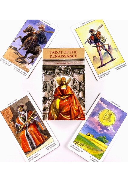Rönesans Tarot Stili Tarot Güverte Eğlence Partisi Masa Oyunu Yüksek Li Falcılık Kehanet Oracle Kartları, Pdf Rehberi ile (Yurt Dışından)